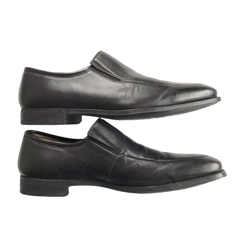 Magnanni Black Top Grain Cowhide Loafers 10D